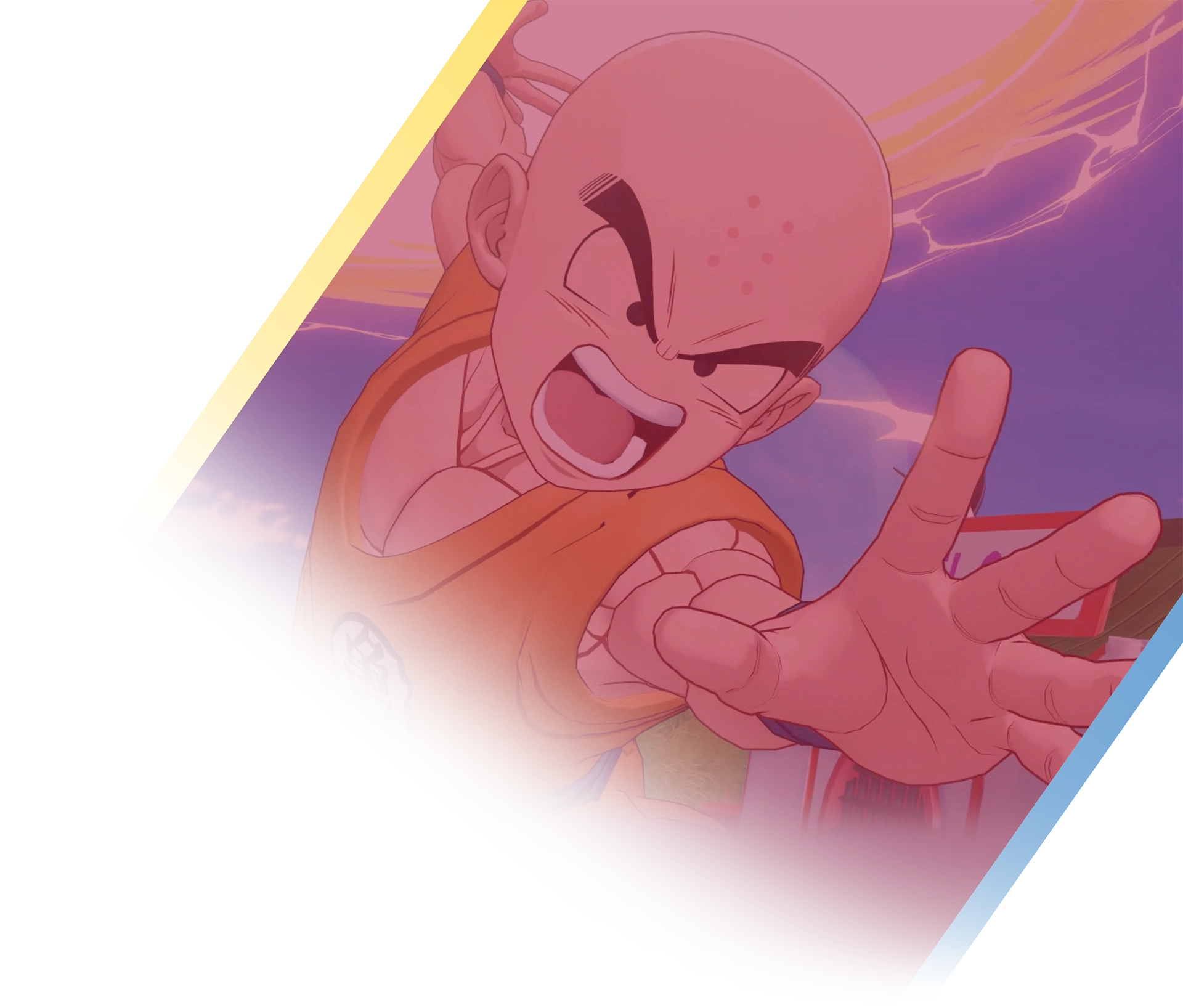 Krillin — official artwork in Dragon Ball Gekishin Squadra