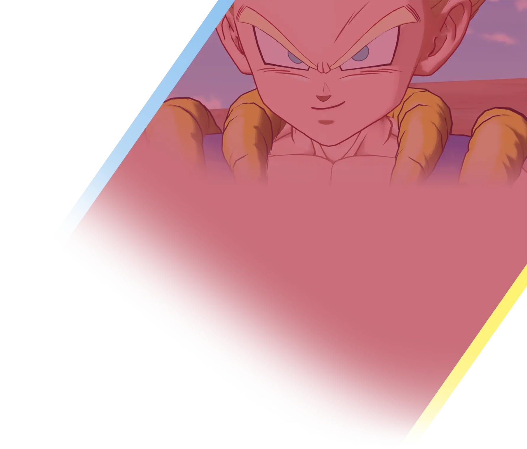 Super Saiyan Gotenks — official artwork in Dragon Ball Gekishin Squadra