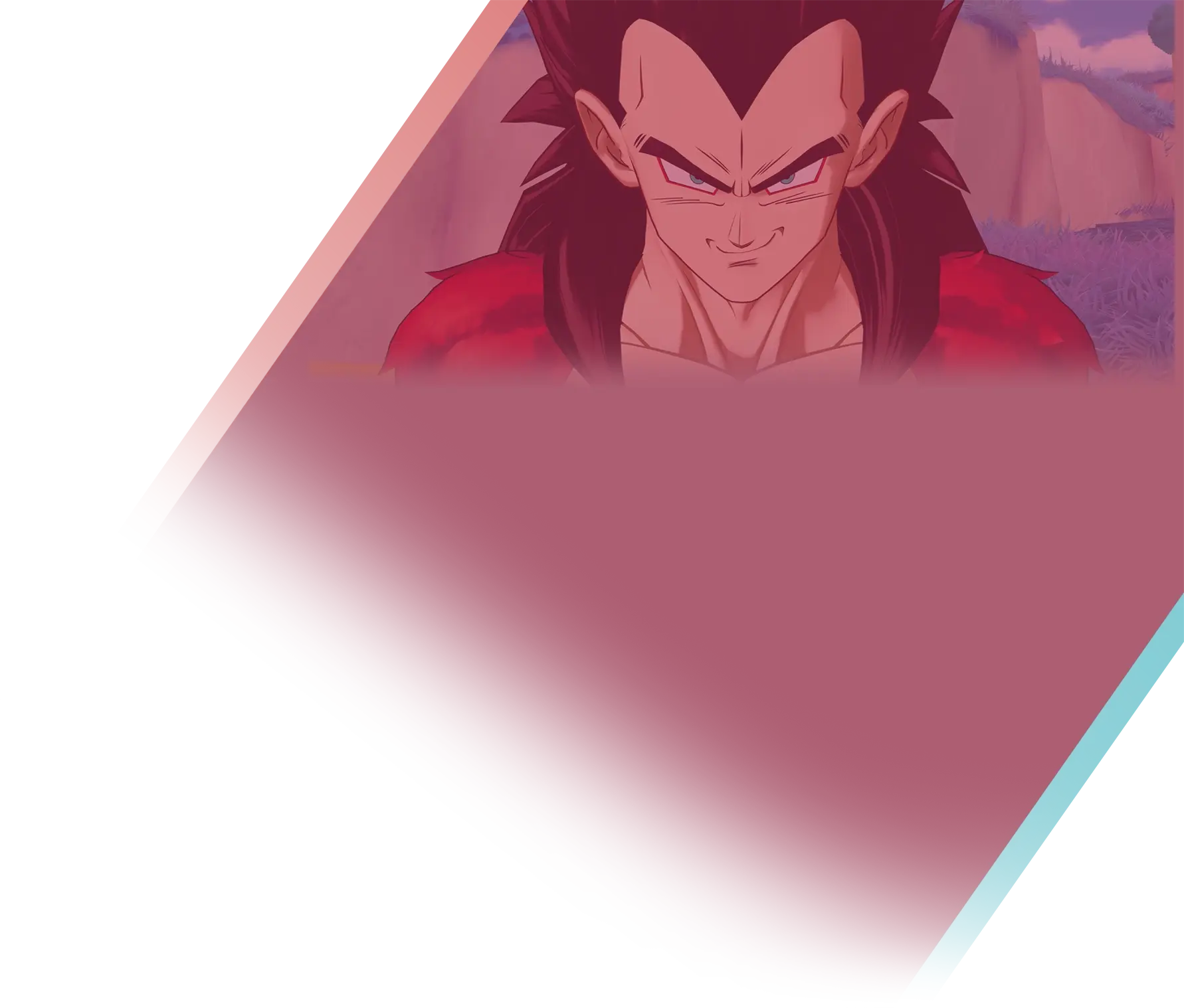 Super Saiyan 4 Vegeta — official artwork in Dragon Ball Gekishin Squadra