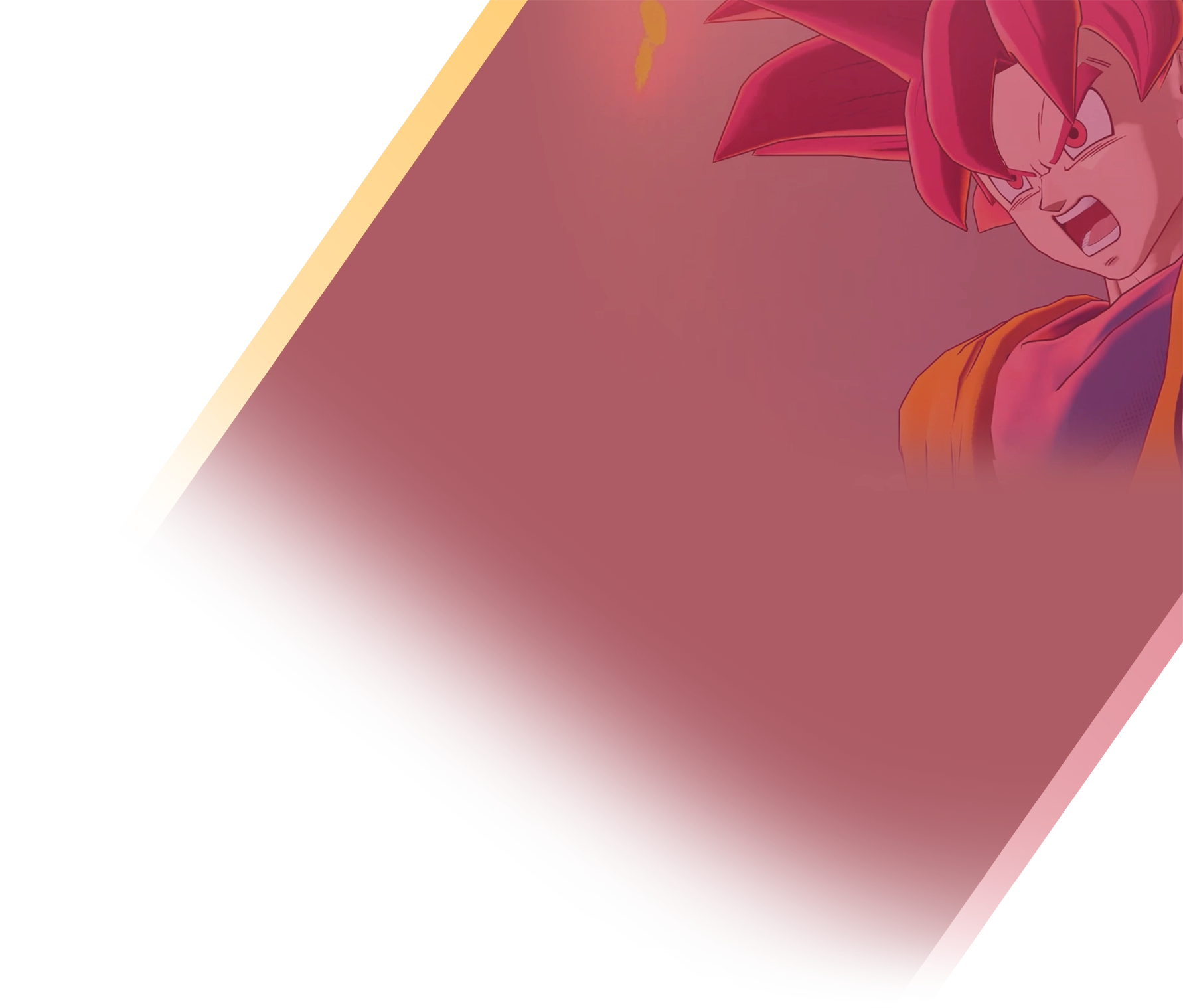 Super Saiyan God Son Goku — official artwork in Dragon Ball Gekishin Squadra