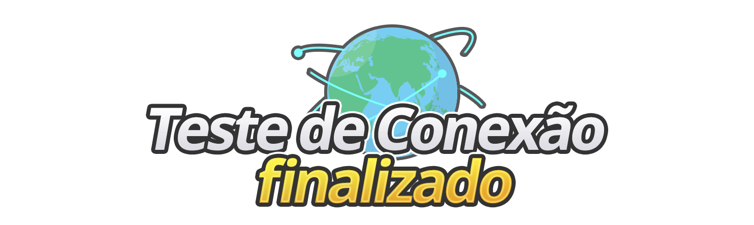 Teste de Conexão finalizado