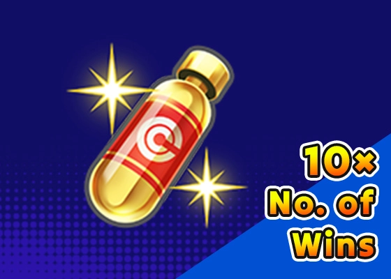 SG-Capsule ×(No. of Wins * 10)