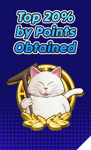 Top 20% by Points Obtained
