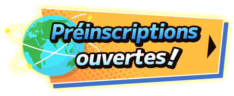 Préinscriptions ouvertes !